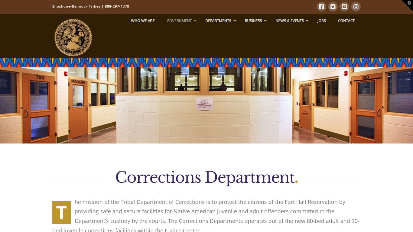 Corrections | Shoshone-Bannock Tribes
